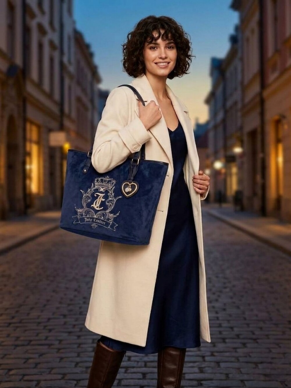 JUICY COUTURE Need More Juicy Tote in Regal Blue - Picture 1 of 16